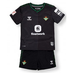 Maillot de foot Real Betis Troisième enfant 2023-24 Manches Courte (+ pantalon court)